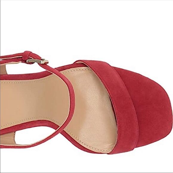 Michael Michael KORS Francine Block Heel Sandal Red - Picture 9 of 11